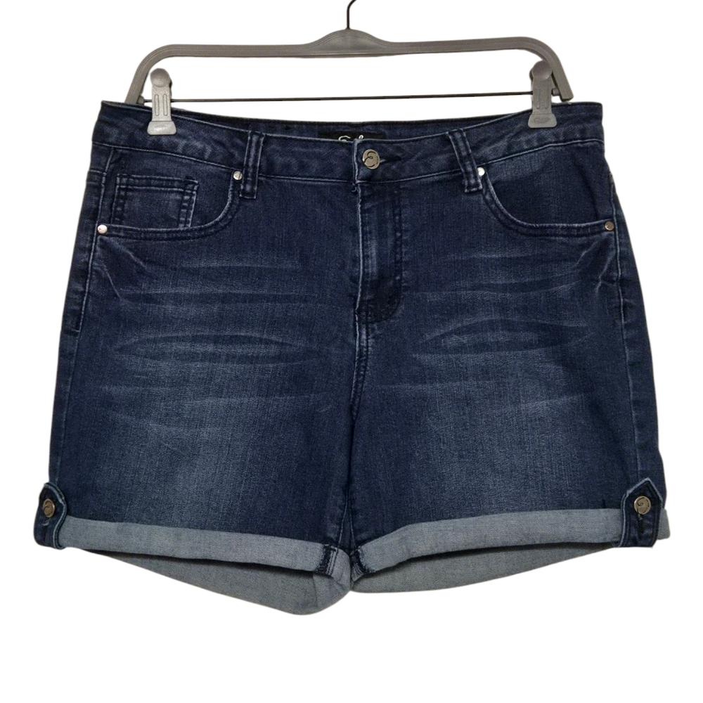 Earl Jeans Dark Blue Denim Jean Shorts